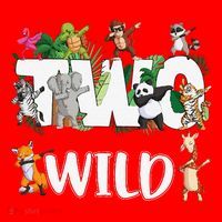 Two Wild Animals Safari 2 Years Jungle 2nd Second Birthday Santa Hat thumb 1