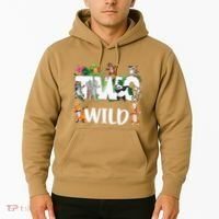 Two Wild Animals Safari 2 Years Jungle 2nd Second Birthday Hoodie thumb 2