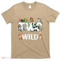 Two Wild Animals Safari 2 Years Jungle 2nd Second Birthday T-Shirt thumb 0