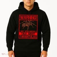 Tarantula Warning Arachnid Hairy Spiders Entomologist Hoodie thumb 2