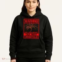 Tarantula Warning Arachnid Hairy Spiders Entomologist Hoodie thumb 5