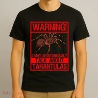 Tarantula Warning Arachnid Hairy Spiders Entomologist T-Shirt thumb 3
