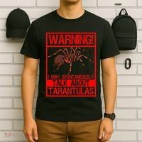 Tarantula Warning Arachnid Hairy Spiders Entomologist T-Shirt thumb 6