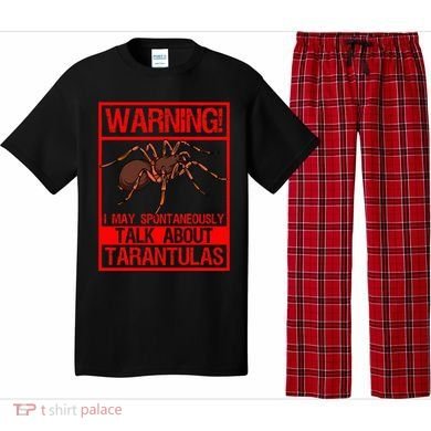 Tarantula Warning Arachnid Hairy Spiders Entomologist Pajama Set