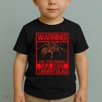 Tarantula Warning Arachnid Hairy Spiders Entomologist Toddler T-Shirt thumb 2