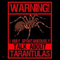 Tarantula Warning Arachnid Hairy Spiders Entomologist Women's T-Shirt thumb 6