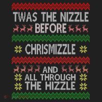 Twas The Nizzle Before Chrismizzle Ugly Christmas  Tumbler thumb 3