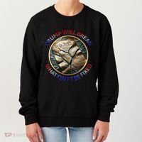 Trump Will Break What CanT Be Fixed Shattered Constitution Women's Sweatshirt thumb 0