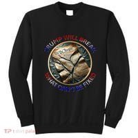 Trump Will Break What CanT Be Fixed Shattered Constitution Sweatshirt thumb 0