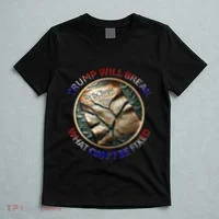 Trump Will Break What CanT Be Fixed Shattered Constitution T-Shirt thumb 5