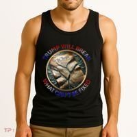 Trump Will Break What CanT Be Fixed Shattered Constitution Tank Top thumb 3