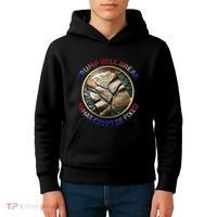 Trump Will Break What CanT Be Fixed Shattered Constitution Kids Hoodie thumb 4