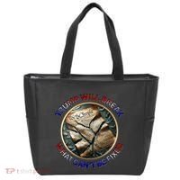 Trump Will Break What CanT Be Fixed Shattered Constitution Tote Bag thumb 0