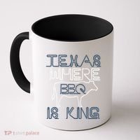 Texas Where Bbq Is King Coffee Mug thumb 0