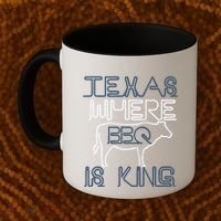 Texas Where Bbq Is King Coffee Mug thumb 2