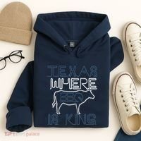 Texas Where Bbq Is King Hoodie thumb 4