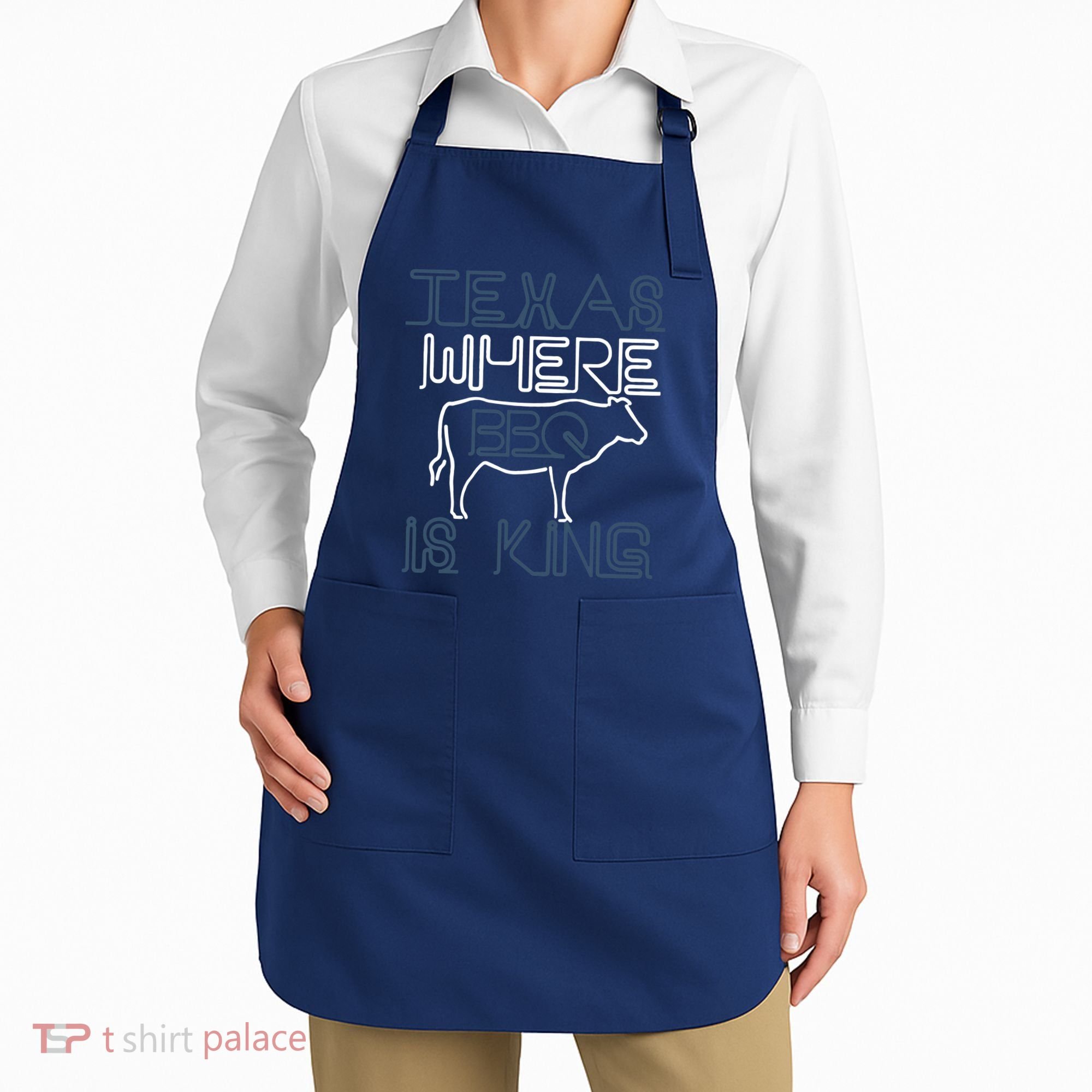 Texas Where Bbq Is King Apron