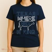 Texas Where Bbq Is King T-Shirt thumb 4