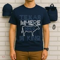 Texas Where Bbq Is King T-Shirt thumb 6