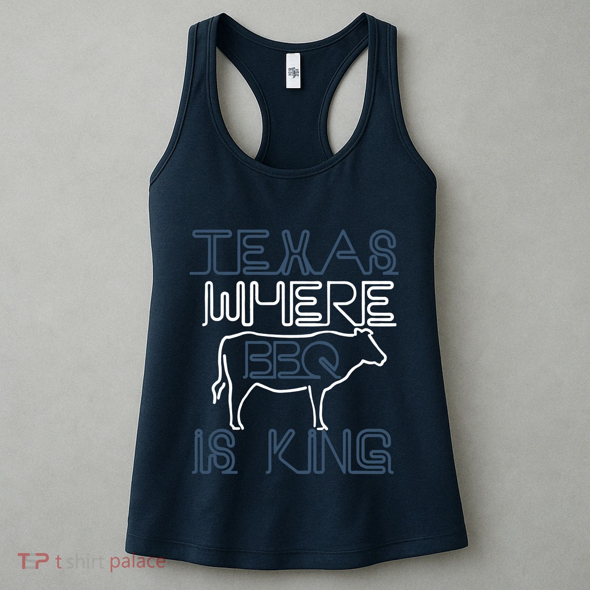 Texas Where Bbq Is King Women's Tank Top