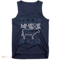 Texas Where Bbq Is King Tank Top thumb 0