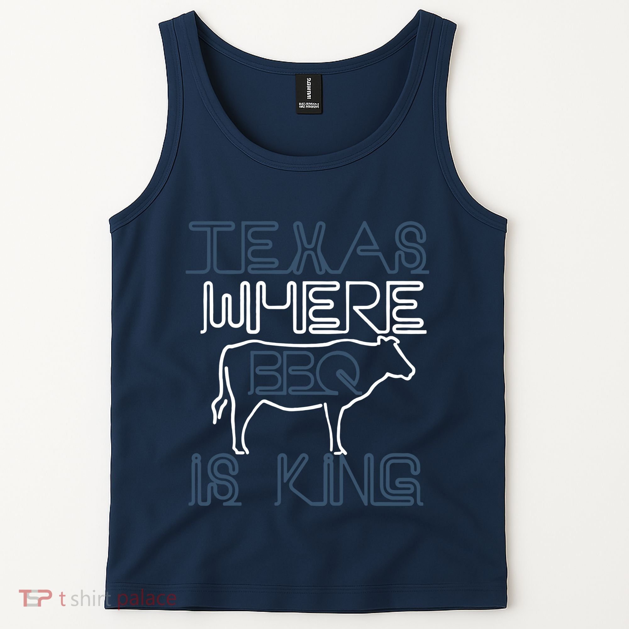 Texas Where Bbq Is King Tank Top