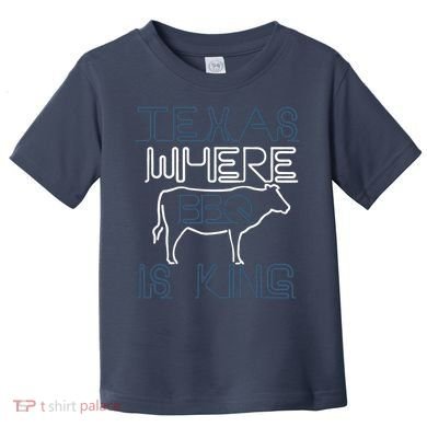 Texas Where Bbq Is King Toddler T-Shirt