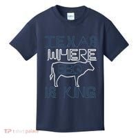 Texas Where Bbq Is King Kids T-Shirt thumb 0
