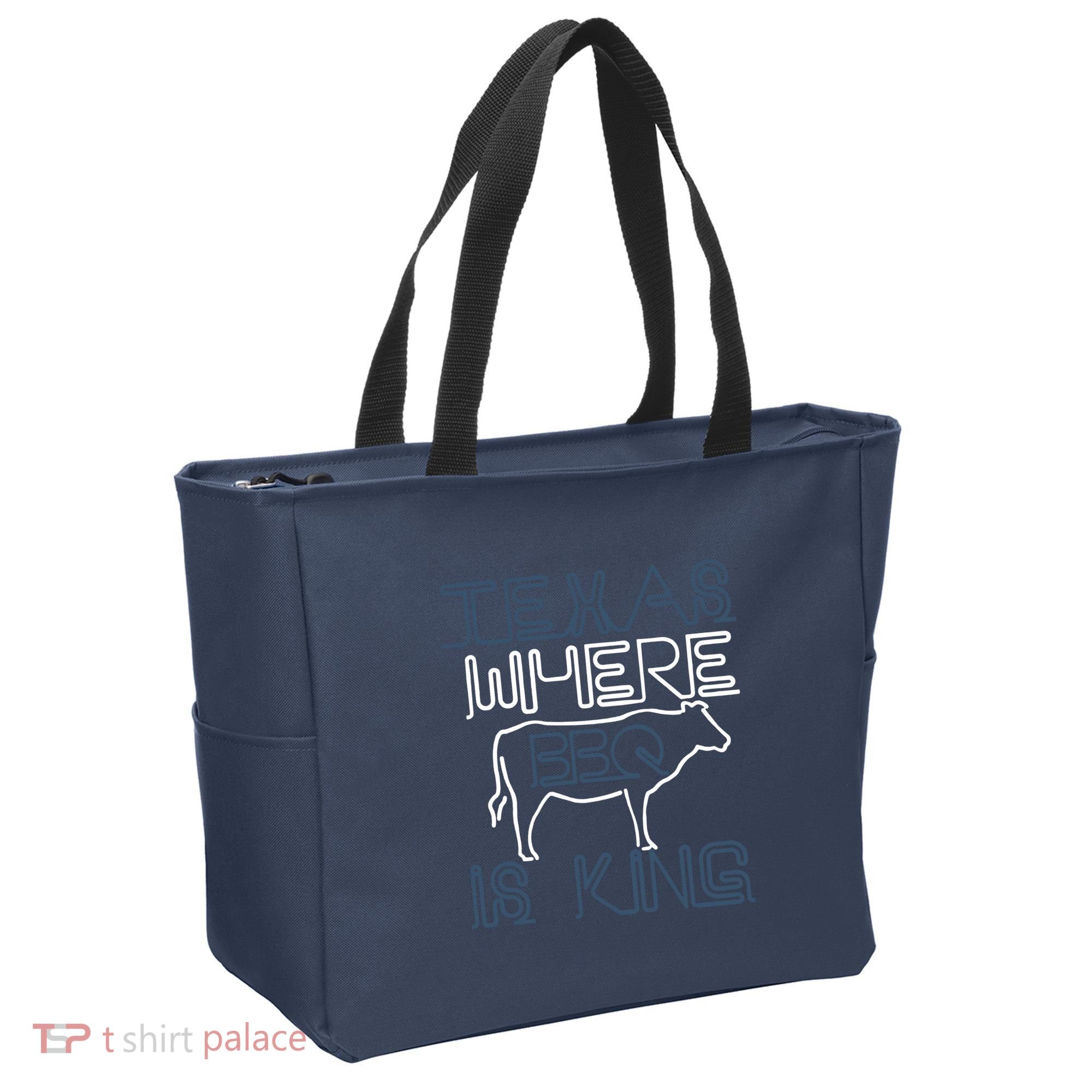 Texas Where Bbq Is King Tote Bag
