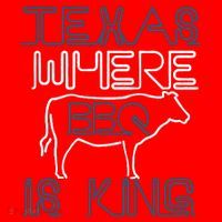 Texas Where Bbq Is King Santa Hat thumb 1