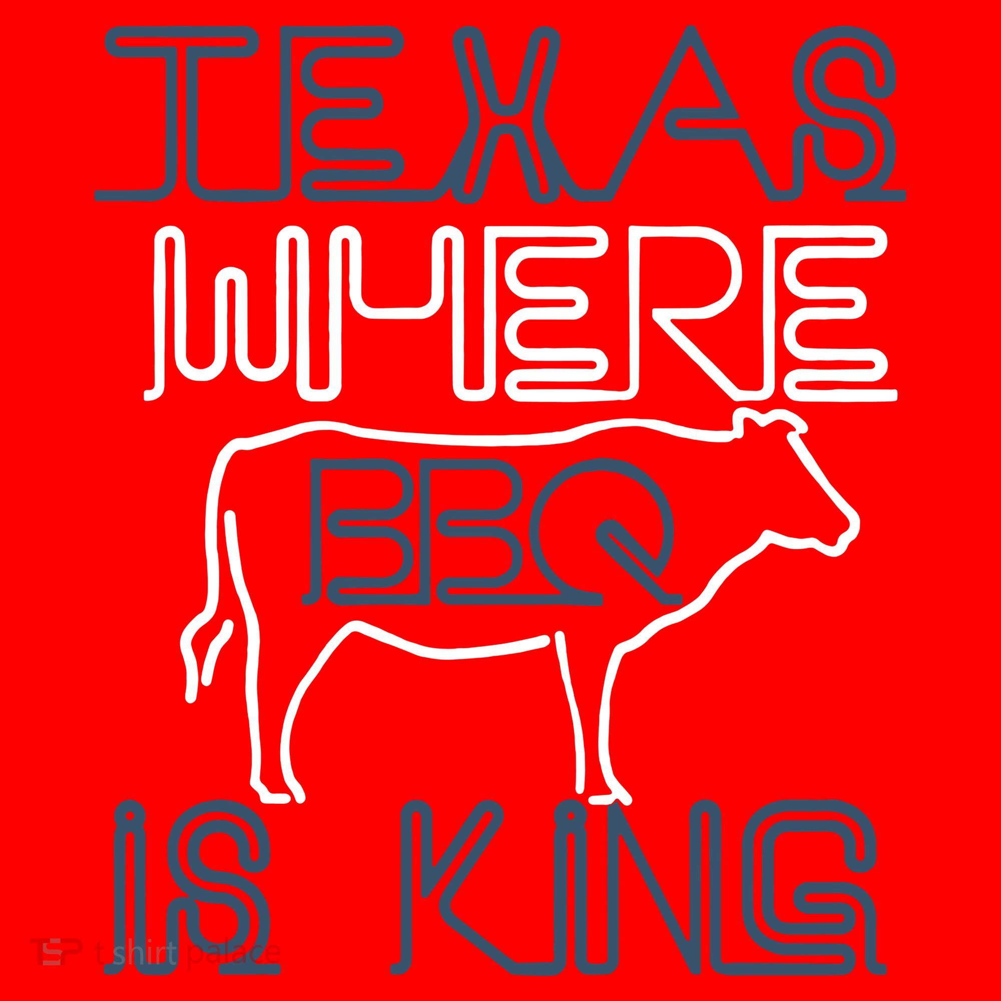 Texas Where Bbq Is King Santa Hat