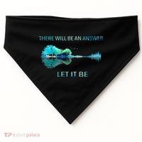 There Will Be An Answer Let It Be USA-Made Doggie Bandana thumb 0