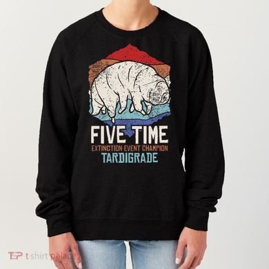 Tardigrade Water Bear Extinction Event Champion Print Women's Sweatshirt