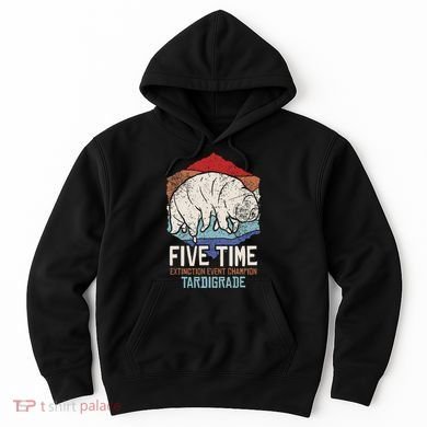 Tardigrade Water Bear Extinction Event Champion Print Hoodie
