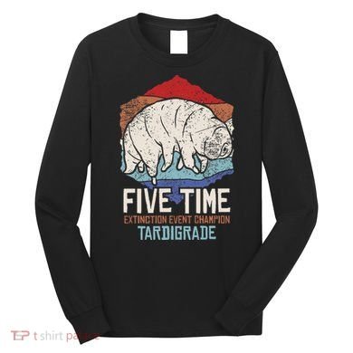 Tardigrade Water Bear Extinction Event Champion Print Long Sleeve Shirt
