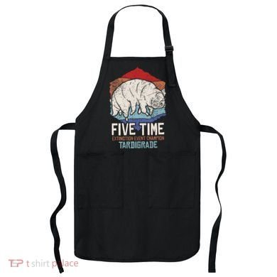 Tardigrade Water Bear Extinction Event Champion Print Apron