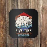 Tardigrade Water Bear Extinction Event Champion Print Coaster thumb 0