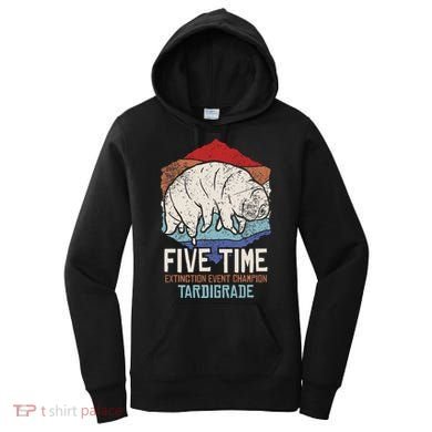 Tardigrade Water Bear Extinction Event Champion Print Women's Hoodie