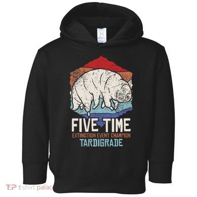 Tardigrade Water Bear Extinction Event Champion Print Toddler Hoodie