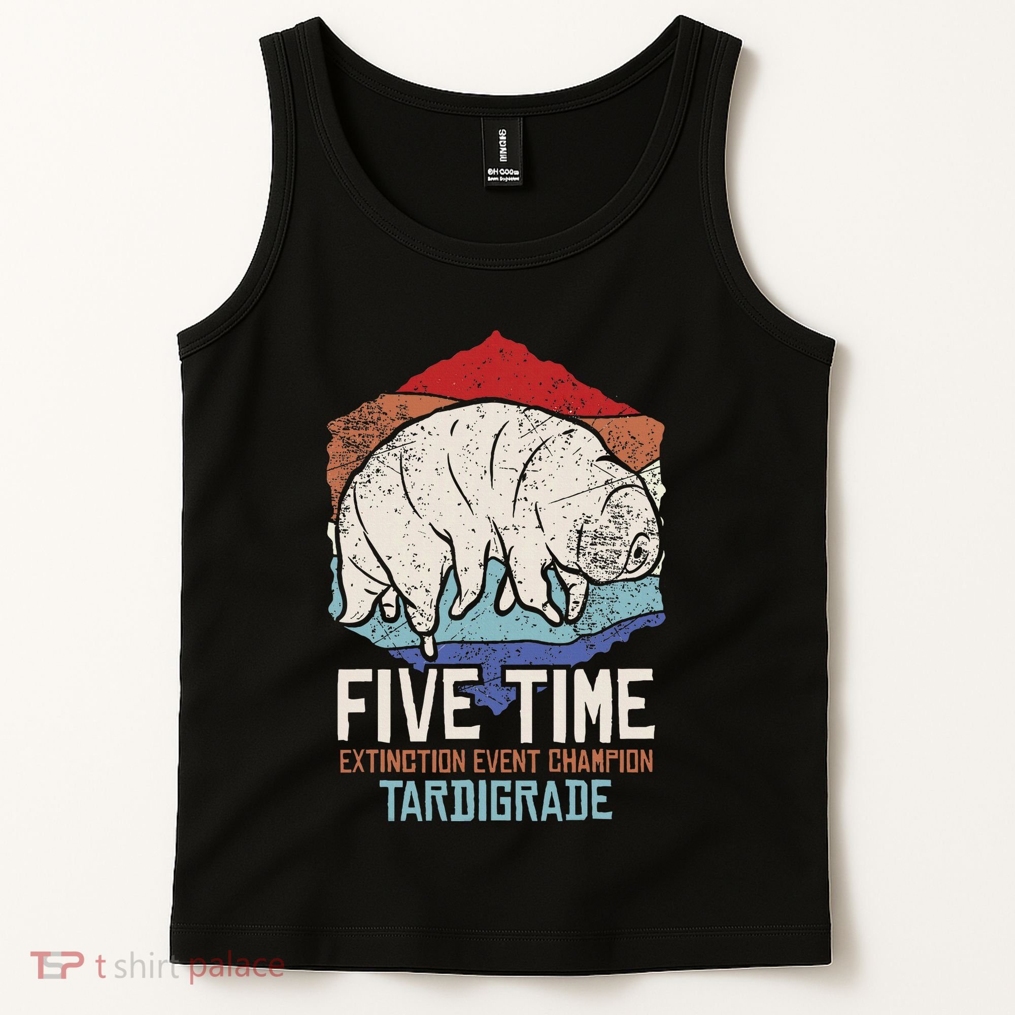 Tardigrade Water Bear Extinction Event Champion Print Tank Top