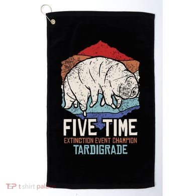 Tardigrade Water Bear Extinction Event Champion Print Golf Towel