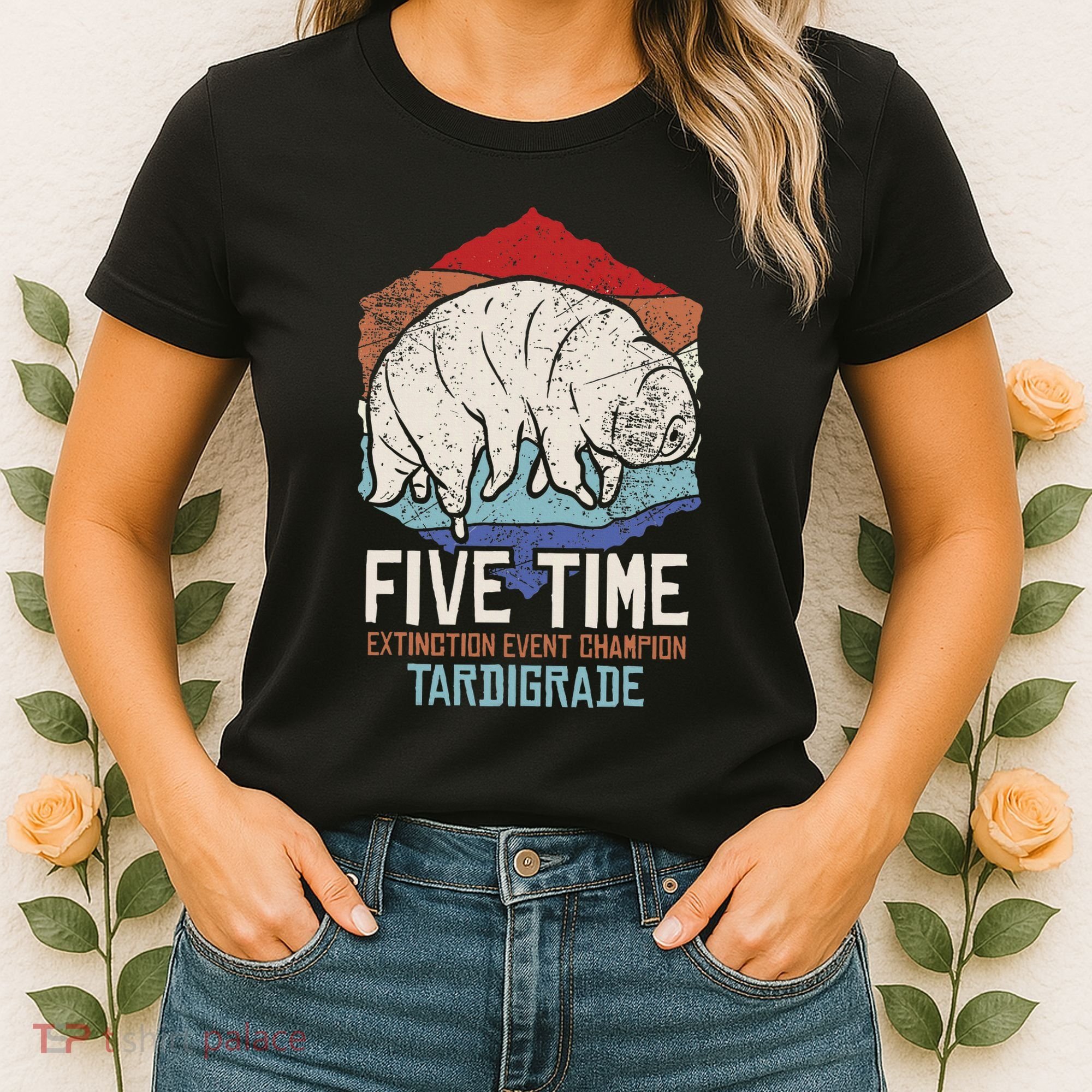 Tardigrade Water Bear Extinction Event Champion Print Women's T-Shirt