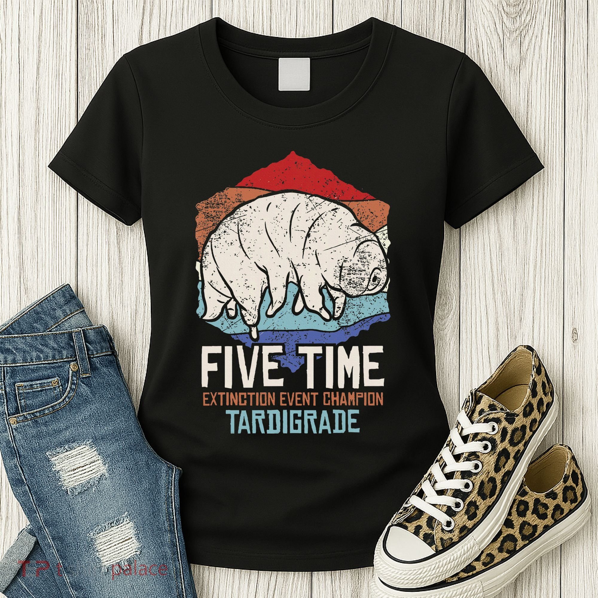 Tardigrade Water Bear Extinction Event Champion Print Women's T-Shirt