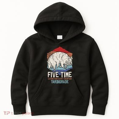 Tardigrade Water Bear Extinction Event Champion Print Kids Hoodie