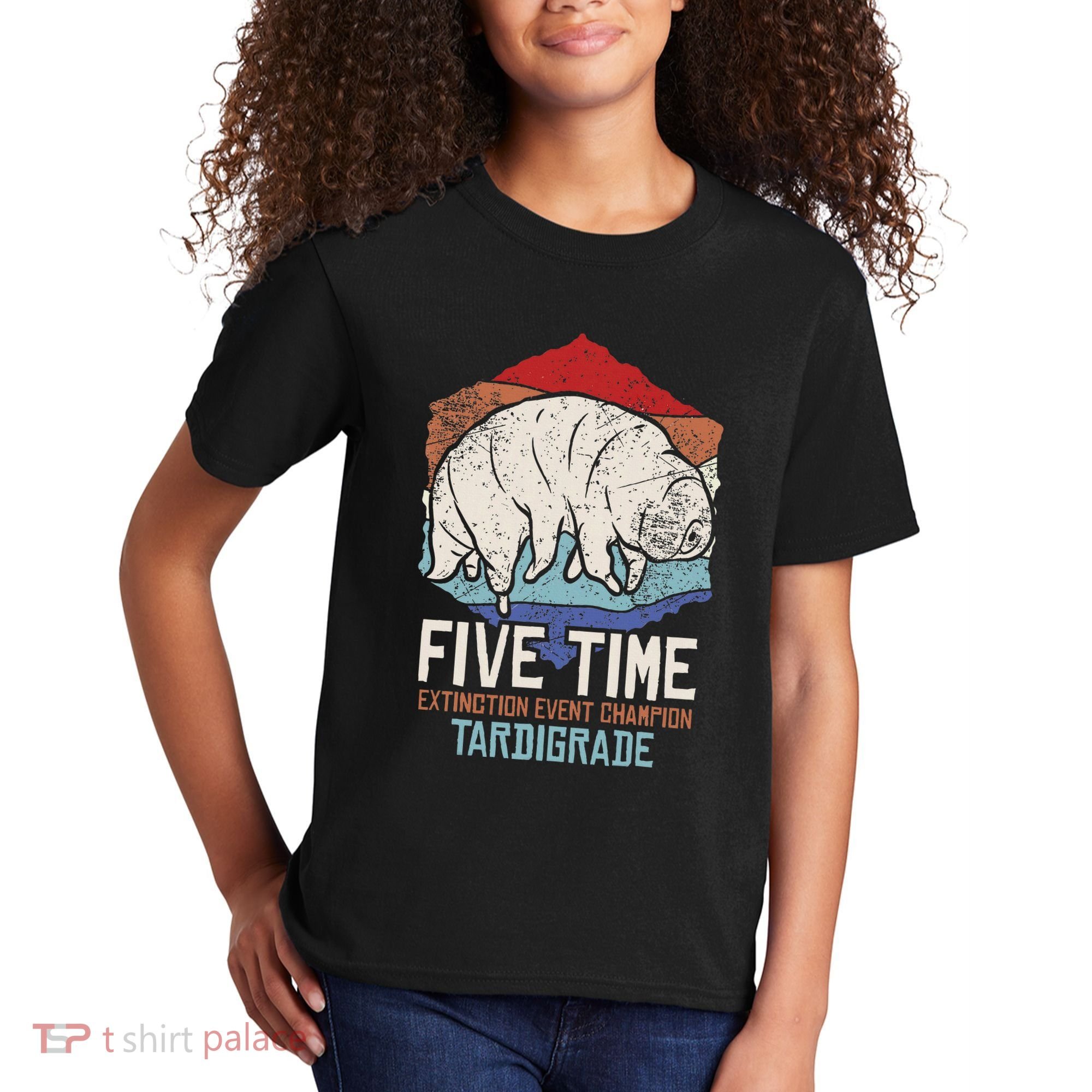 Tardigrade Water Bear Extinction Event Champion Print Kids T-Shirt