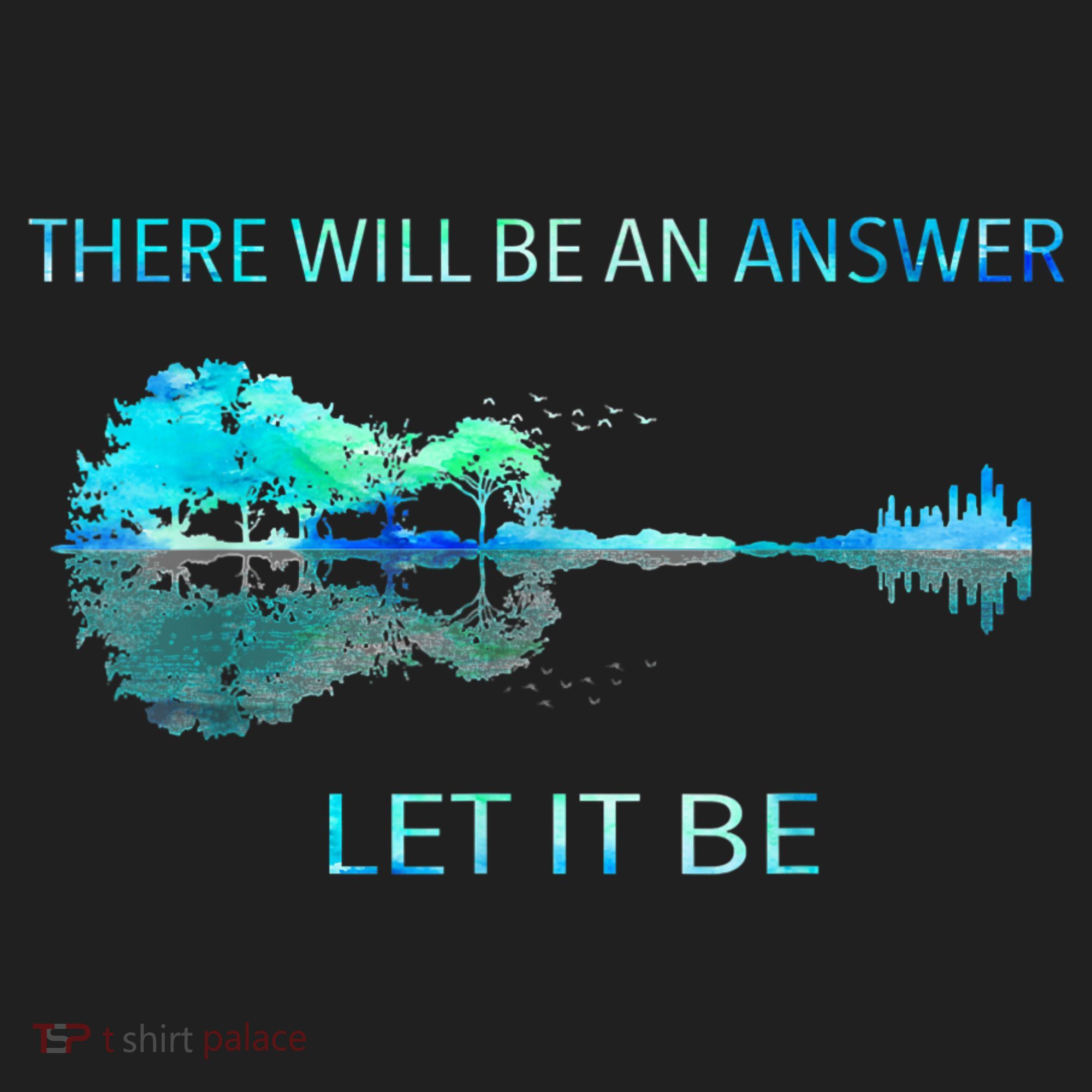 There Will Be An Answer Let It Be Golf Towel