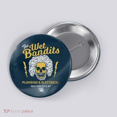 The Wet Bandits Funny Movie Button