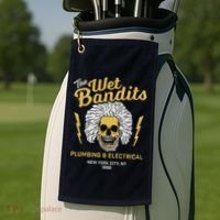 The Wet Bandits Funny Movie Golf Towel thumb 2