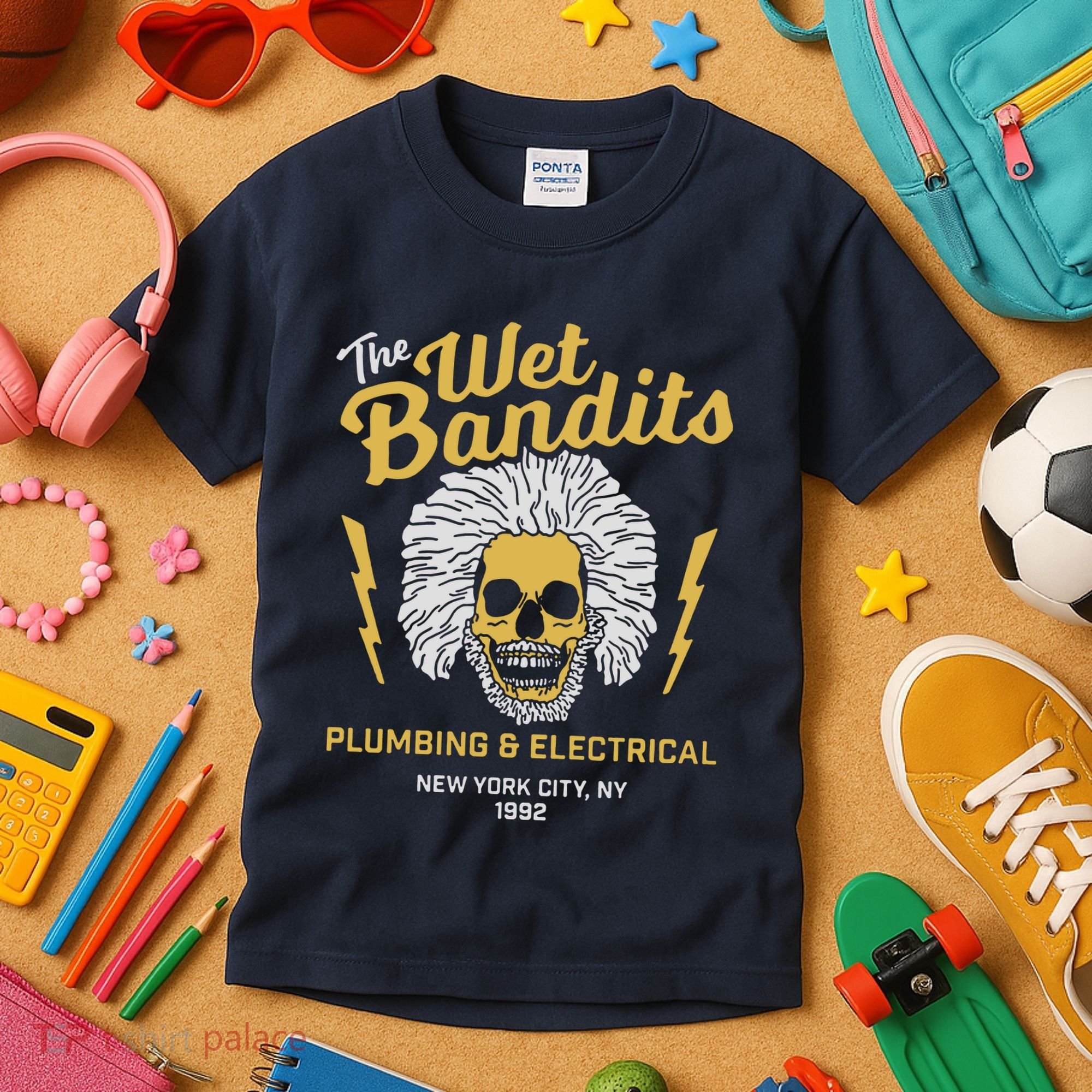 The Wet Bandits Funny Movie Kids T-Shirt