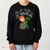This Was Born On Saint Patrick's Day Birthday Women's Sweatshirt thumb 0